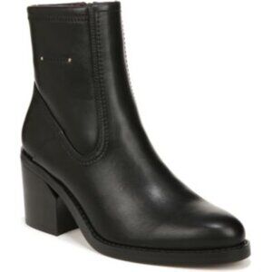 Franco Sarto Abril Black Heeled Ankle Boots